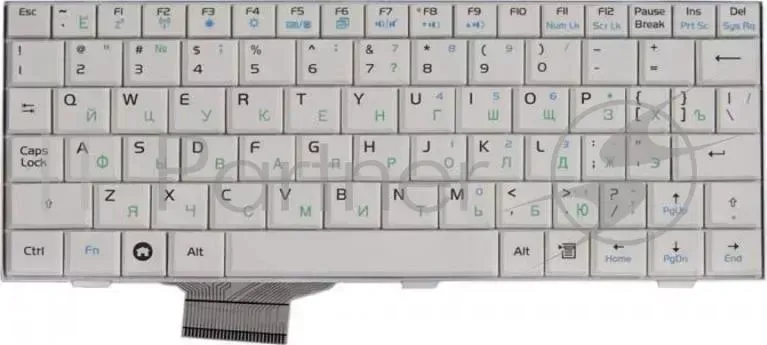 Клавиатура [Asus Eee PC 700, 701, 900, 901, 4G] [04GN021KRU10] White ASUS [ PC