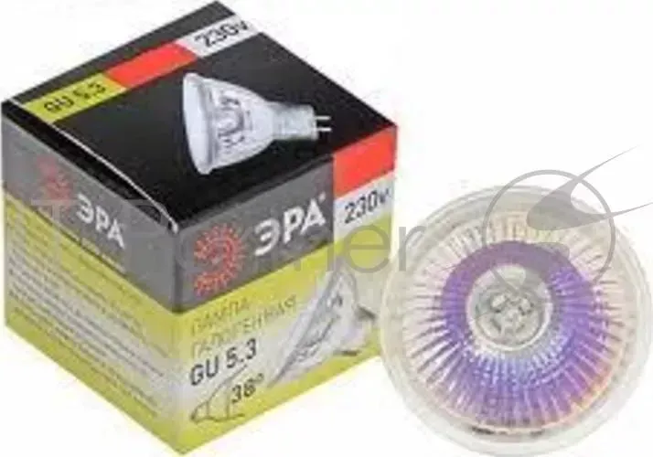Лампа галогенная ЭРА GU5.3 JCDR MR16 50W 230V Cl 10/200/6000