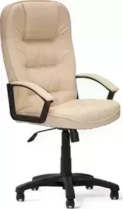 Кресло офисное TetChair СН9944 пластик, кож/зам, бежевый, 36-34