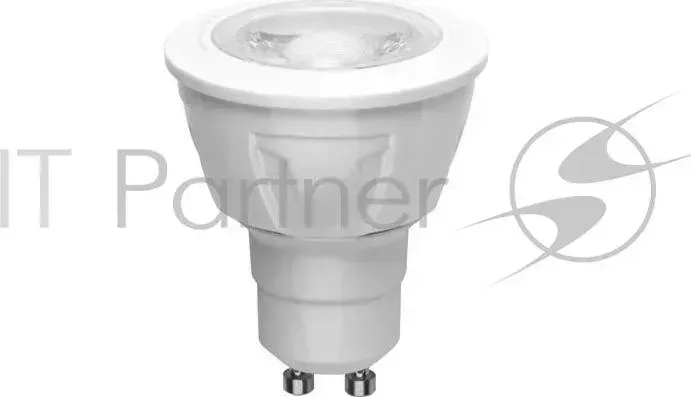 Лампа светодиодная VOLPE JCDR 5W/WW/GU10/45D/S GU10 5Вт форма JCDR матовый рассеиватель т.белы