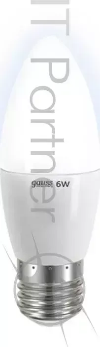 Лампа GAUSS Elementary Candle 6W E27 4100K LD33226