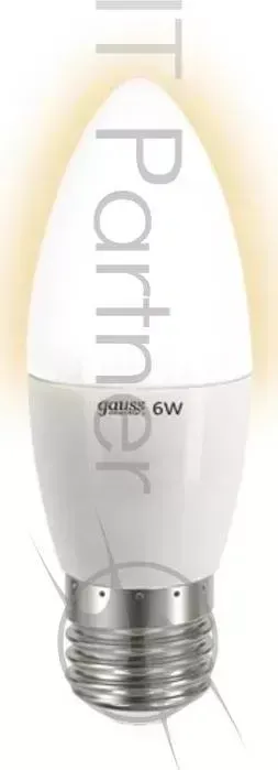 Лампа GAUSS Elementary Candle 6W E27 2700K арт.LD33216