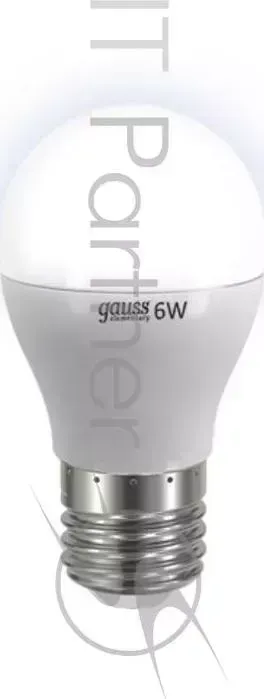 Лампа GAUSS Elementary Globe 6W E27 4100K арт. 53226