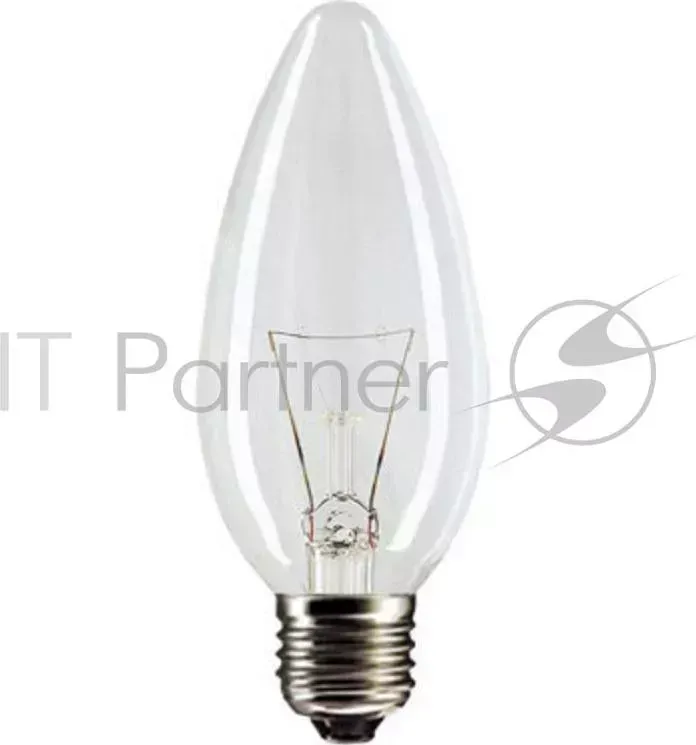 Лампа свеч. B35 40W E27 Cl 230V,колба свечевидная прозрачн., 871150005669650 PHILIPS Cl