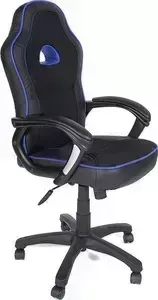 Кресло офисное TetChair SHUMMY кож.зам/ткань 36-6/36-39/11 черный/синий