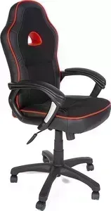 Кресло офисное TetChair SHUMMY кож.зам/ткань 36-6/36-161/11 черный/красный