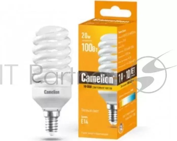 Лампа энергосберегающая CAMELION LH20-FS-T2-M/827/E14 20Вт 220в