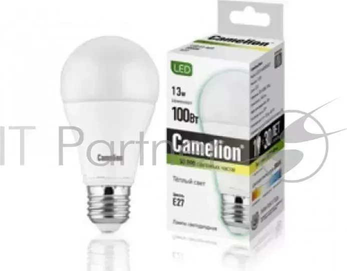 Лампа светодиодная CAMELION LED13-A60/830/E27 13Вт 220В Е27 3000К