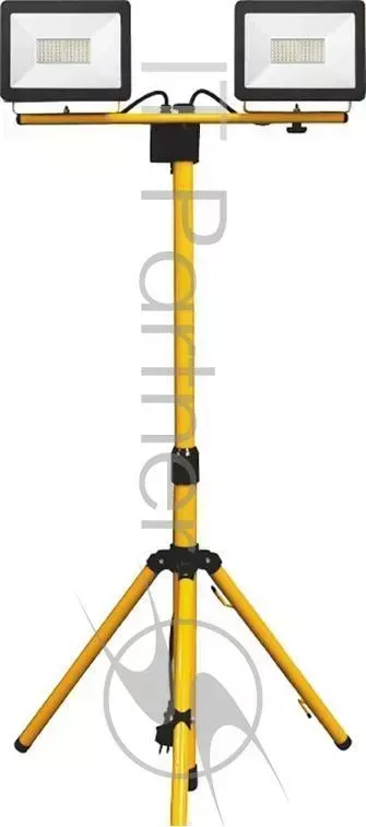 Прожектор на штативе FERON 29567 2*30W 6400К 220V черный IP65, LL-502