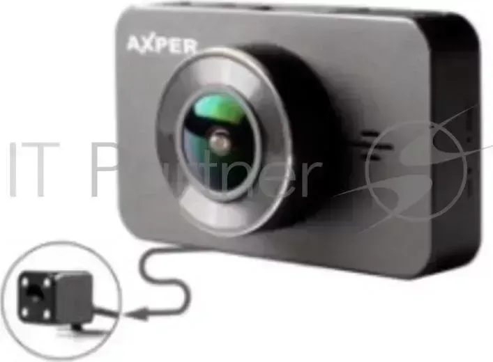 Видеорегистратор AXPER THRONE Дисплей 3". Процессор MStar8328P. Сенсор (матрица) SONY EXMOR IMX323. Макс. разрешение записи FullHd 1920*1080. Макс час