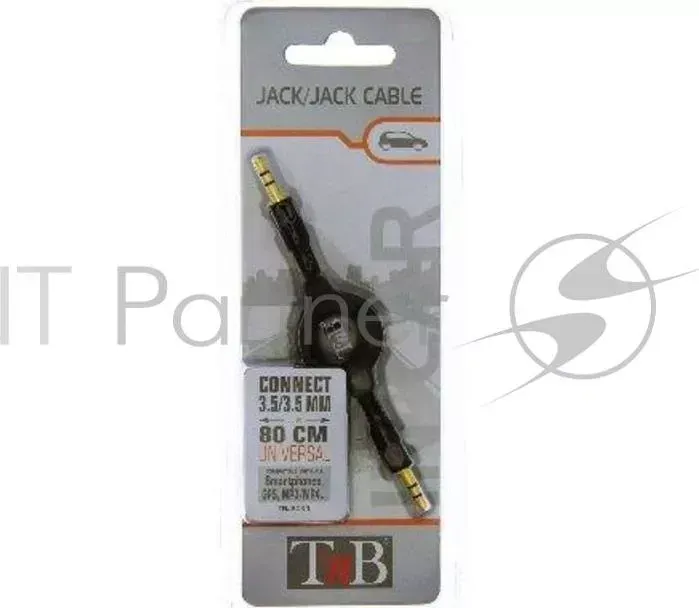 Кабель TnB TBJACK1 jack 3.5/3.5 MP3 / MP4 плеер