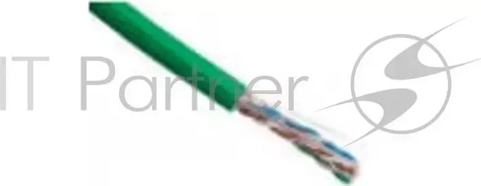 Кабель информационный Lanmaster LAN-5EUTP-PT-GN кат.5е U/UTP не экранированный 4X2X24AWG PVC внутренний 305м зеленый LANMASTER LAN 5EUTP PT GN патч кордовый UTP. 4x2. кат 5E. 200Mhz. .