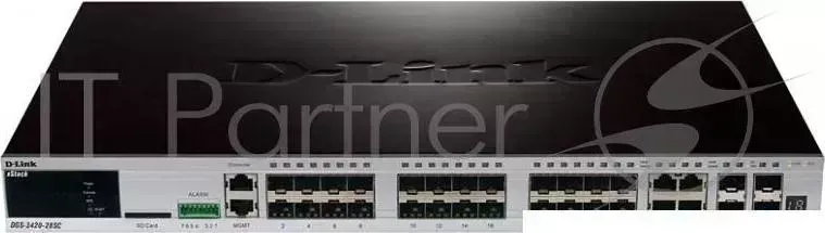Коммутатор D-LINK D Link DGS 3420 28SC24 ports L2 Stack Management 4x10/100/1000Base T/SFP 4 ports SFP