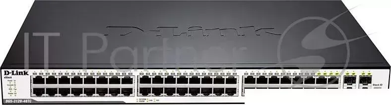 Коммутатор D-LINK DGS-3120-48TC управл L2 44x10/100/1000TX 4 Combo 10/100/1000TX/SFP