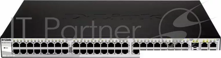 Коммутатор D-LINK D Link DES 1210 52 WEB Smart III 48x10/100Mbps 2x10/100/1000Mbps 2 combo SFP