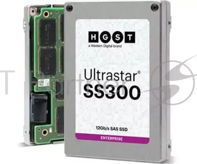 Жесткий диск SSD Server HGST ULTRASTAR SS300 (2.5in 15.0MM 1600GB SAS MLC ME-10DW/D 3D CRYPTO-D) SKU: 0B34955 HITACHI 3D
