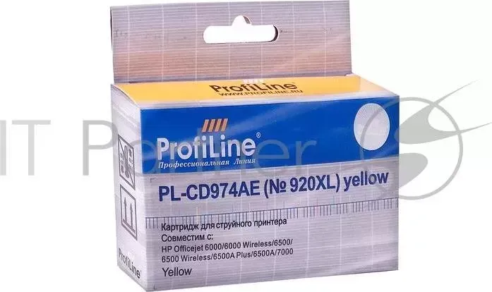 Картридж PL-CD974AE №920XL для принтеров HP officejet 6000/6500/7000 Yellow водн PROFILINE HP ProfiLine