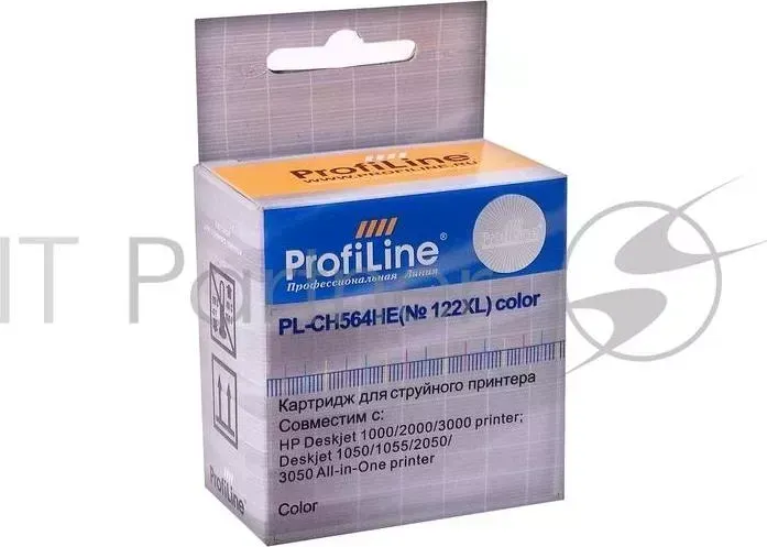 Картридж PL-CH564HE №122XL для принтеров HP Deskjet 1000/1050/1055/1510/2000/2050/3000/3050 Color водные PROFILINE HP ProfiLine