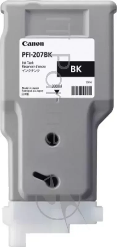 Картридж струйный CANON PFI 207 BK черный для для iPF6400/6450 300ml 8789B001