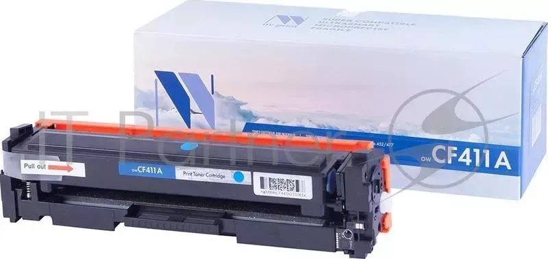 Картридж NV Print совместимый LJ Pro M477fdn/M477fdw/M477fnw/M452dn/M452nw CF411A Cyan (2 300k) NVPrint NVP LJ 2 300k