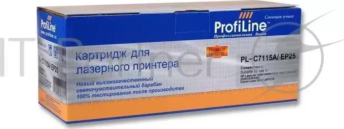 Картридж PL-C7115A/EP-25 для принтеров HP LJ 1000/1005/1200/1220/3300/3320MFP/3330MFP/3380/Canon LBP-1210 2500 копий PROFILINE HP LJ ProfiLine