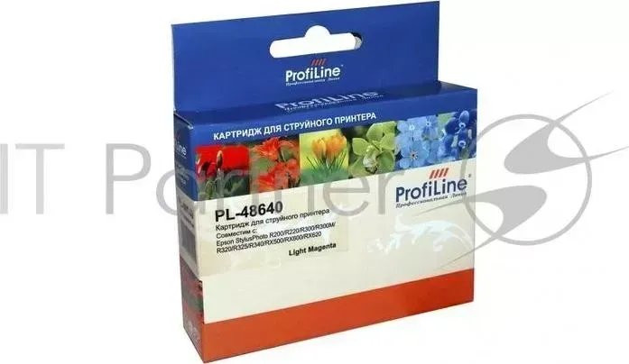 Картридж PL-48640 для принтеров Epson StylusPhoto R200/R220/R300/R300M/R320/R325/R340/RX500/RX600/RX620 Light Magenta водн PROFILINE ProfiLine