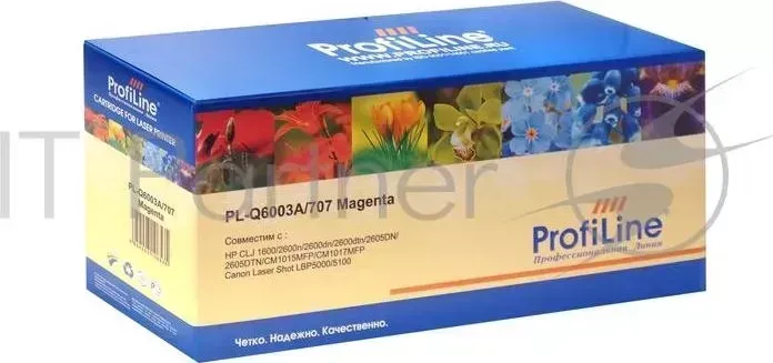 Картридж PL-Q6003A/707 для принтеров HP CLJ 1600/2600n/2600dn/2600dtn/2605DN/2605DTN/CM1015MFP/CM1017MFP Canon Laser Shot LBP5000/5100 Magenta 2000 ко PROFILINE HP пий Profi
