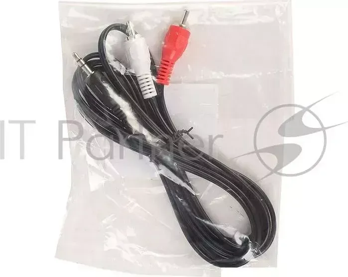 Кабель Jack 3.5 mm вилка <--> 2xRCA вилка, стерео-аудио, BELSIS /Sparks,,1.8 м. SP3036