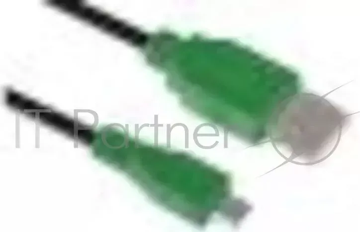 Кабель Greenconnect micro USB 2.0 1.0m черный, зеленые коннекторы, 28/28 AWG AM / microB 5pin, GCR UA1MCB1 BB2S 1.0m , экран, армированный, морозостойкий