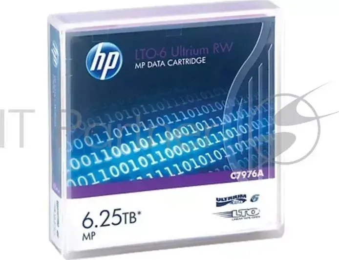 Картридж HPE LTO-6 Ultrium 6.25TB (C7976A) Hewlett-Packard HP LTO 6 RW Data Tape C7976A