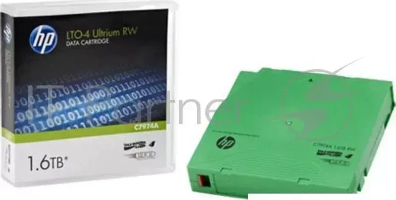 Картридж HPE LTO4 Ultrium 1.6Tb RW Data Tape (C7974A) Hewlett-Packard HP 1.6TB RW C7974A