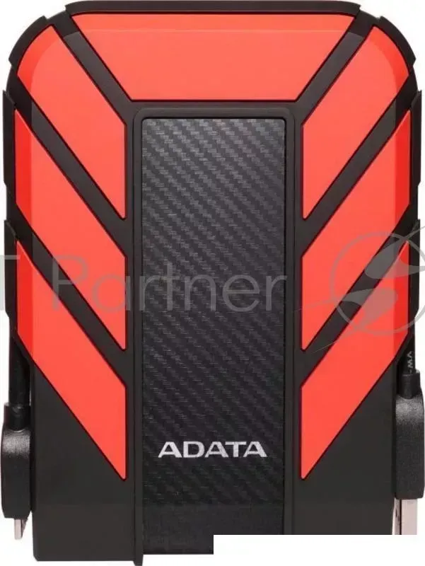 Внешний жесткий диск 2Tb Adata HD710P AHD710P-2TU31-CRD черный/красный (2.5" USB3.0)