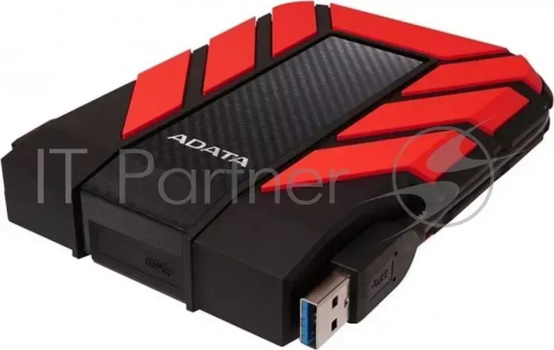 Жесткий диск AData USB 3.0 1Tb AHD710P-1TU31-CRD HD710P DashDrive Durable 2.5" черный/красный