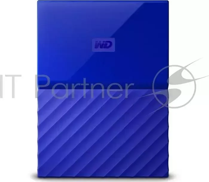 Внешний жесткий диск WD My Passport WDBUAX0040BBL-EEUE 4TB 2,5" USB 3.0 Blue WESTERN DIGITAL Накопитель на жестком магнитном е WD