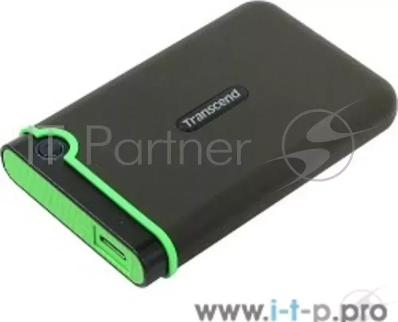 Внешний жесткий диск 1TB TRANSCEND StoreJet 25MС, 2.5", USB 3.0, резиновый противоударный, Черный,Type C