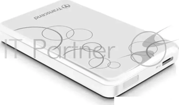 Внешний Жесткий диск TRANSCEND USB 3.0 1Tb TS1TSJ25A3W StoreJet 25A3 2.5" белый