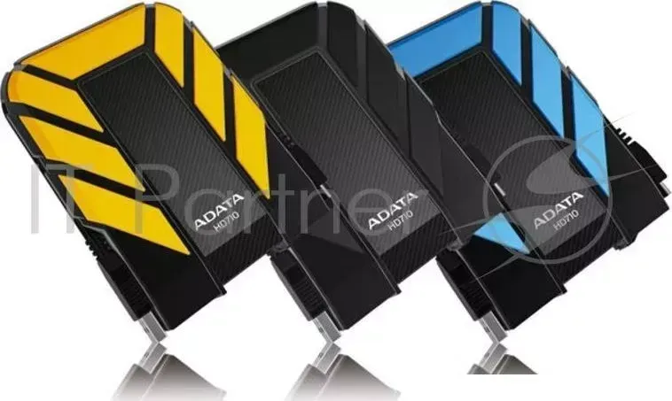 Жесткий диск AData USB 3.0 1Tb HD710 DashDrive Durable (5400 об/мин) 2.5" черный