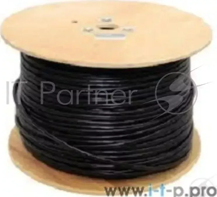 Кабель 5bites FS5505-305CE FTP / SOLID / 5E / 24AWG / COPPER / PVC / BLACK / OUTDOOR / DRUM / 305M