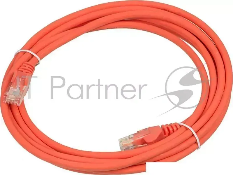 Кабель Патч-корд Lanmaster UTP LAN-PC45/U5E-3.0-OR вилка RJ-45-вилка RJ-45 кат.5е 3м оранжевый LSZH (уп.:1шт) LANMASTER -