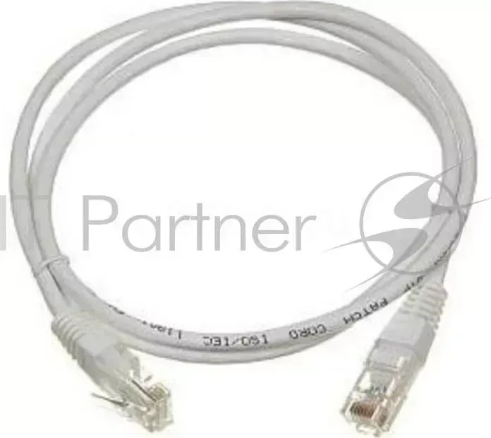 Кабель Патч-корд Lanmaster UTP TWT-45-45-1.0-WH вилка RJ-45-вилка RJ-45 кат.5е 1м белый ПВХ LANMASTER -