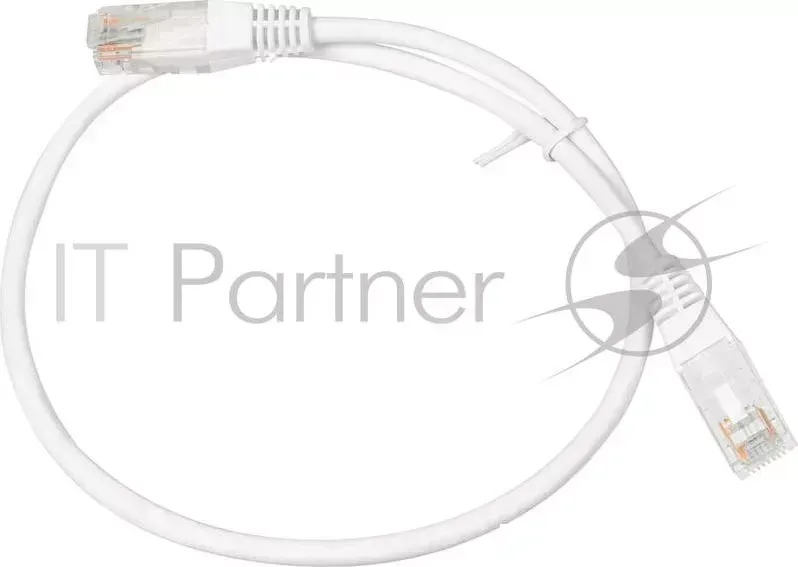 Кабель Патч-корд Lanmaster UTP TWT-45-45-0.5-WH вилка RJ-45-вилка RJ-45 кат.5е 0.5м белый ПВХ LANMASTER -