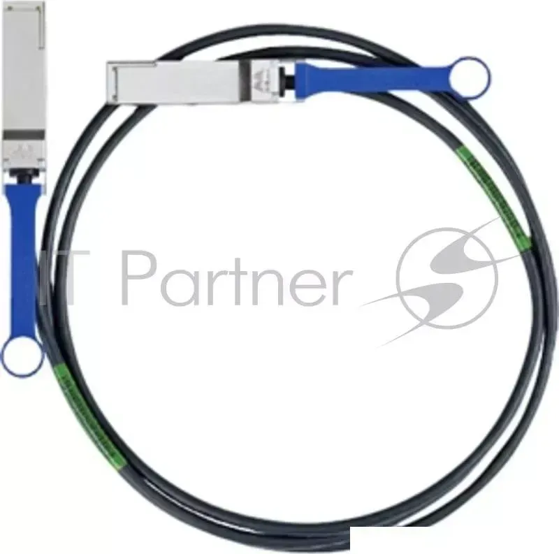 Кабель MC2207130-001 Mellanox® passive copper cable, VPI, up to 56Gb/s, QSFP, 1m MELLANOX up to 1m
