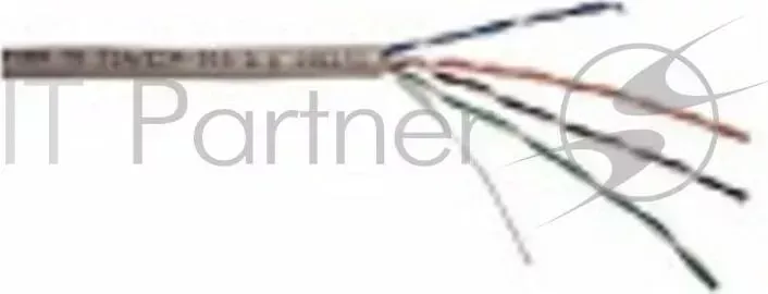 Кабель TWT FTP, серии XS, 4 пары, Кат.5e, PVC, серый, 305 метров LANMASTER 4