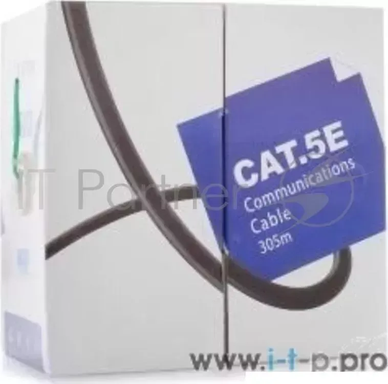 Кабель 5bites US5505-305A(GR) UTP / SOLID / 5E / 24AWG / CCA/ PVC / GREEN / 305M