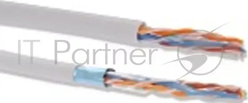 Кабель связи витая пара U/UTP, кат.5E, 4 пары 24AWG solid, 305м, ПВХ, серый Кабель связи витая пара U/UTP, кат.5E, 4 пары 24AWG solid, 305м, ПВХ, серы ITK 4 4