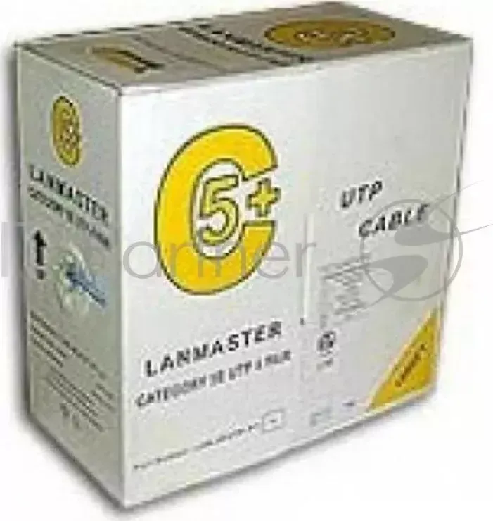 Кабель информационный Lanmaster LAN-5EUTP-GY кат.5е U/UTP не экранированный 4X2X24AWG PVC внутренний 305м серый LANMASTER LAN 5EUTP GY UTP 4x2 Cat 5e 350Mhz Grey