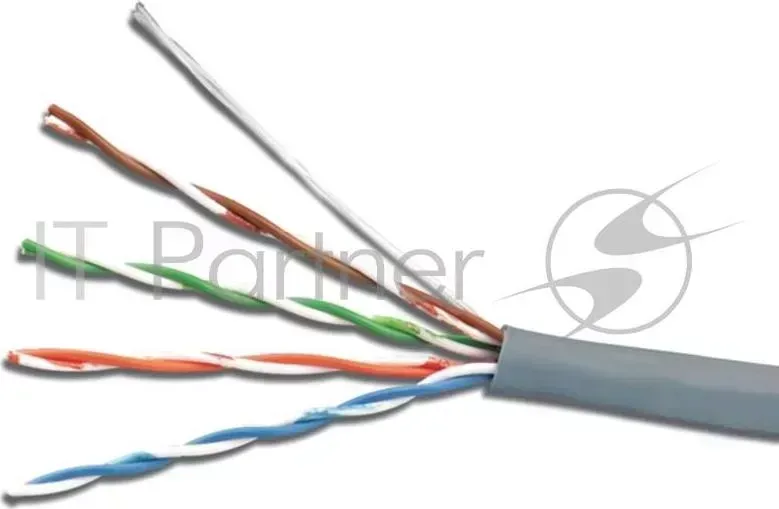 Кабель сетевой UTP 4 Pair AWG 26 CCA 305м серый Behpex 4 26