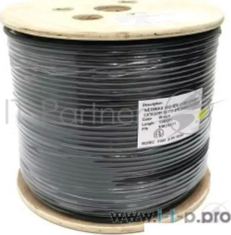 Кабель NEOMAX NM20031 FTP cat.5e, 4 пары, 305м 0.52мм outdoor на катушке