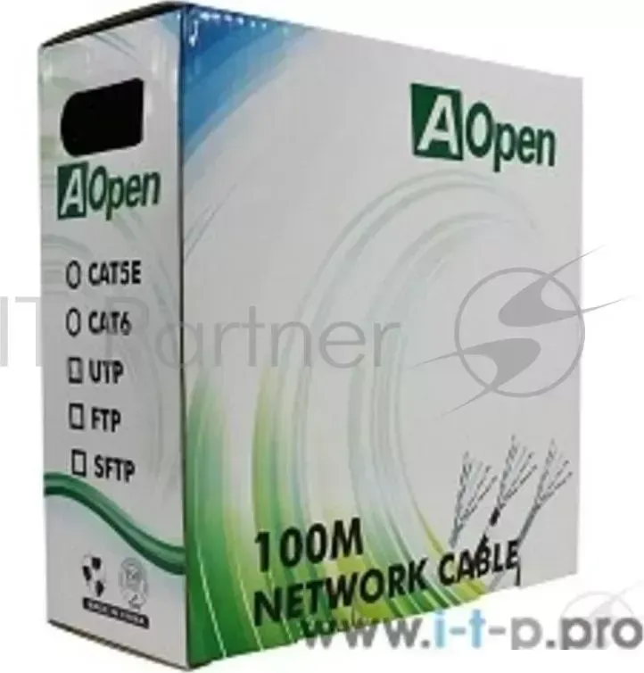 Кабель Aopen /Qust UTP кат.5e 4 пары 100м 0.51мм 6938510883100