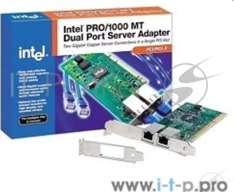 Сетевая карта PWLA8492(MT) - OEM, PRO/1000 MT Dual Port Server Adapter INTEL - MT